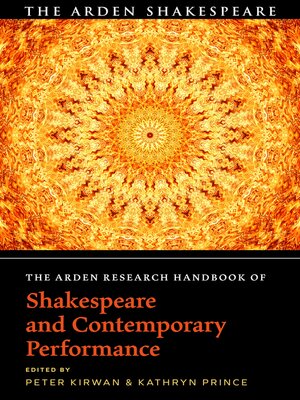 cover image of The Arden Research Handbook of Shakespeare and Contemporary Performance